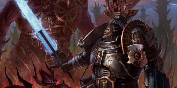 2560x1600 Untitled (Grey Knight versus daemons of Khorne) by Sergey Nagornov