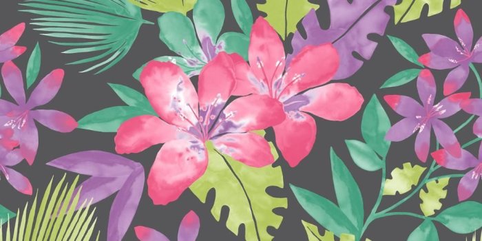 1000x1000 Details about NEW RASCH PARADISE FLOWERS PATTERN TROPICAL FLORAL LEAF MOTIF  WALLPAPER ROLL