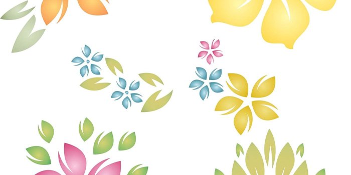 1499x1500 Tropical Flowers Stencil - (size 10.5”wx 10.5”h) Reusable Wall Stencils for  Painting - Best Quality Template Allover Wallpaper ideas - Use on