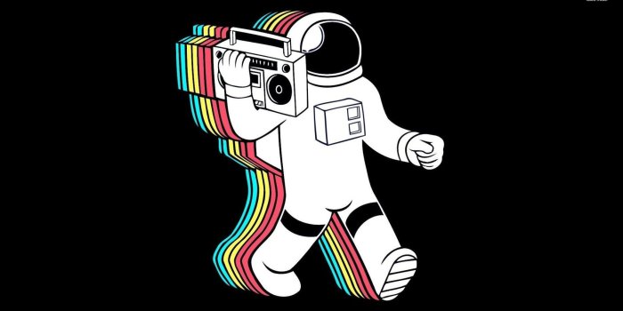 1920x1080 8058 astronaut and boombox 1920×1080 music wallpaper | Draws in 2019