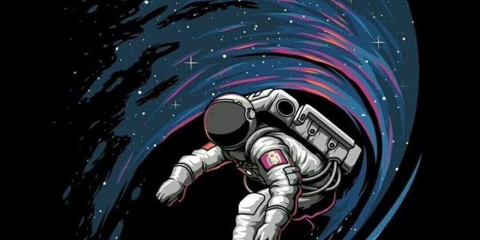 1080x1920 Astronaut Surfing in Space iPhone Wallpaper | wallpaper in 2019