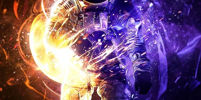 1242x2688 Scifi Astronaut 5k Wallpaper