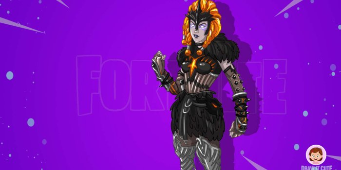 1920x1080 How to draw Valkyrie | Fortnite Season 8 drawing tutorial - Draw it cute