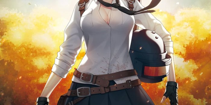 883x1246 PUBG Anime Poster : PUBATTLEGROUNDS