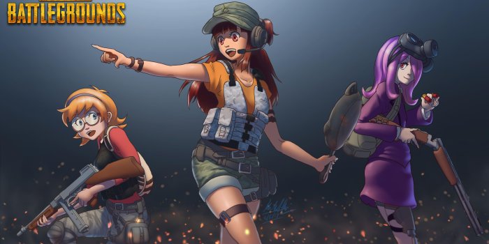 3265x1837 Pubg Anime Crossover Art, HD Games, 4k Wallpapers, Images