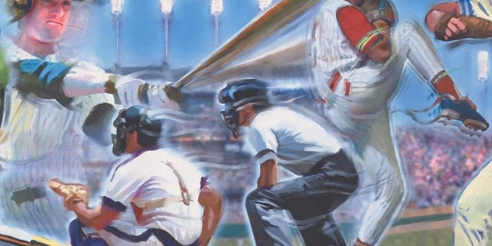 1500x1042 Baseball Players Umpire Pitcher Batter Ball Park Vintage Wallpaper