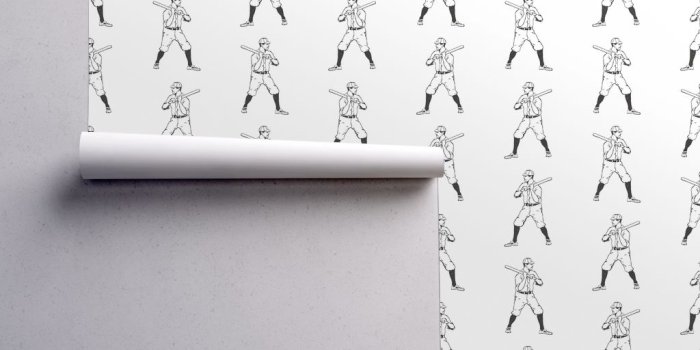 1024x1024 Vintage Baseball Player Up to Bat on Isobar by cloudycapevintage