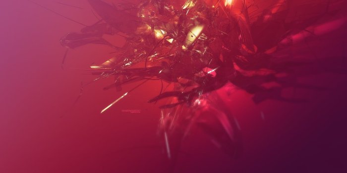 1600x1200 Black and red LED light, Justin Maller, abstract HD wallpaper