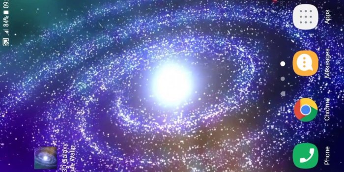 1280x720 3D Galaxy Live Wallpaper