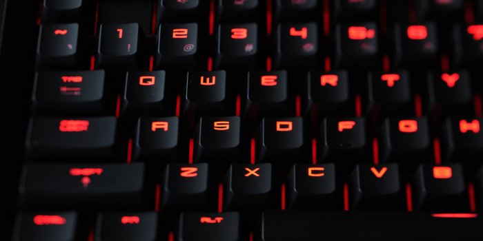 3840x2400 Black and red LED computer keyboard HD wallpaper | Wallpaper Flare