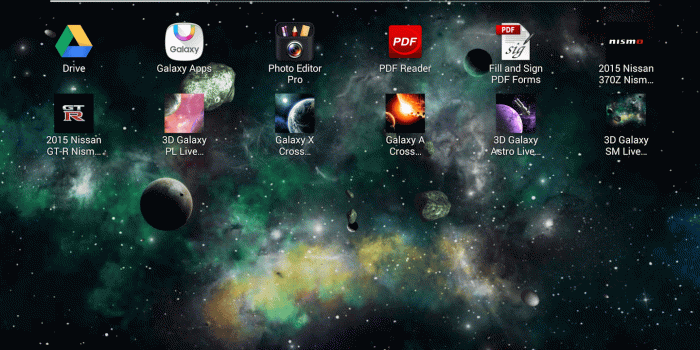 1440x900 3D Galaxy SM Live Wallpaper App Ranking and Store Data | App Annie