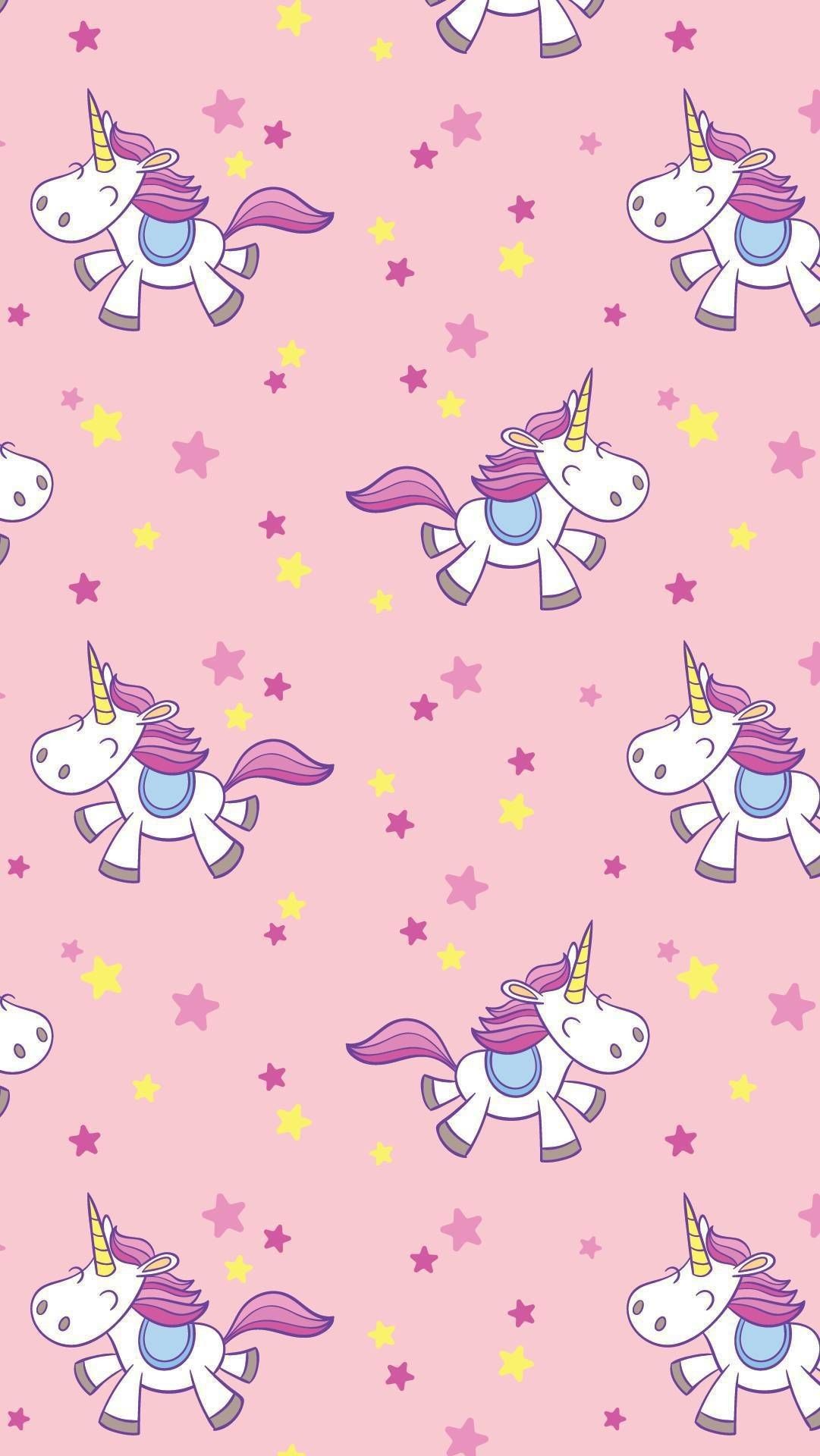 1081x1920 73+ Cartoon Unicorn Wallpapers on WallpaperPlay