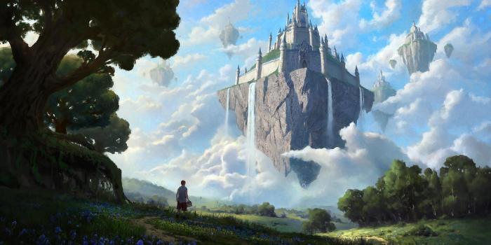 1920x1080 Castle in the sky HD Wallpaper | Background Image | 1920x1080 | ID