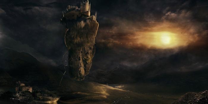 1920x1080 Download 1920x1080 Floating castle wallpaper