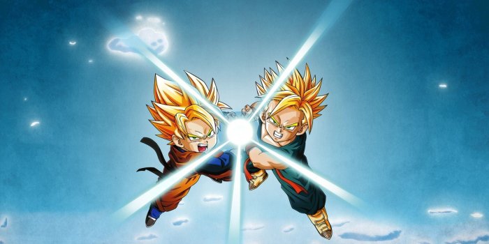1920x1200 Dragon Ball, Super Saiyan, Trunks (character), Son Goten, Kamehameha