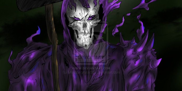 1024x1365 Dark Grim Reaper Wallpaper Purple