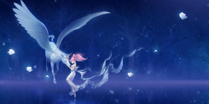 1920x1080 Picture Sailor Moon Little girls Pegasus Unicorns Wings 1920x1080