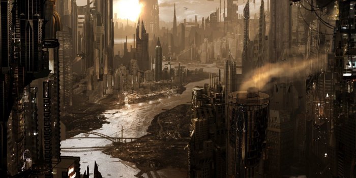 1920x1200 steampunk city wallpaper - Google Search | steampunk building