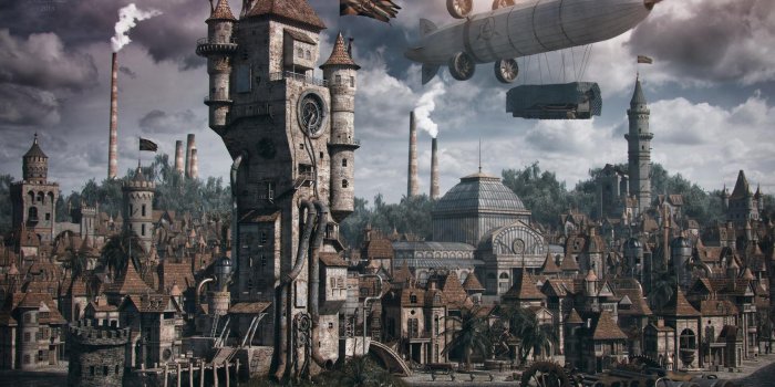1920x1080 Steampunk City Wallpapers - Top Free Steampunk City Backgrounds