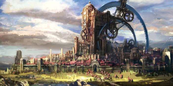 1920x1200 Steampunk City Wallpapers - Top Free Steampunk City Backgrounds
