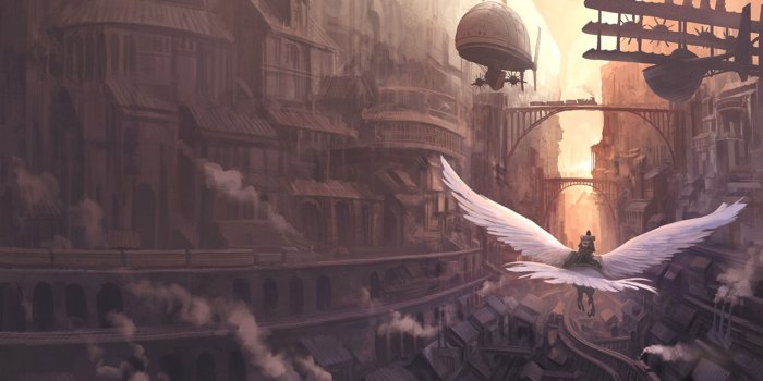 1920x1200 flying-through-the-steampunk-city-fantasy-hd-wallpaper-1920×1200