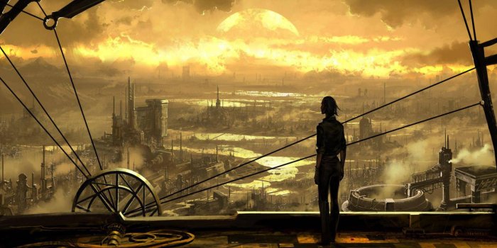 1920x1080 Steampunk city wallpaper Gallery