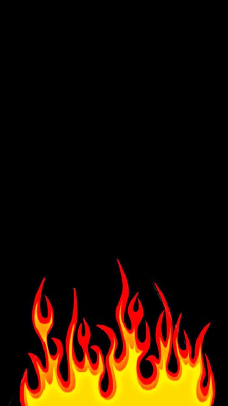 750x1334 Fire flames background | iPhone screensaversssssss in 2019 | Iphone