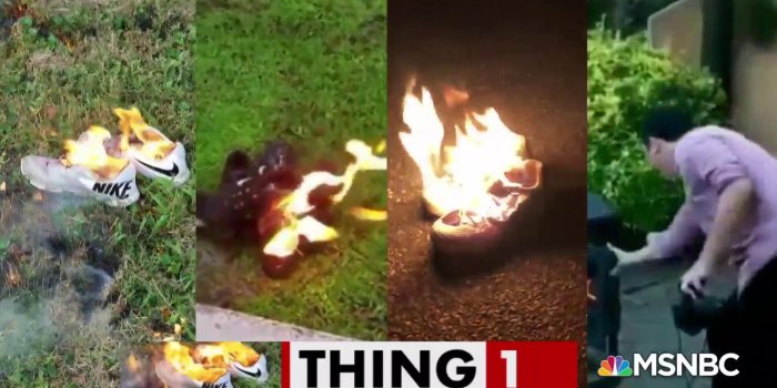 1920x1080 People are lighting shoes on fire to 'own the libs'