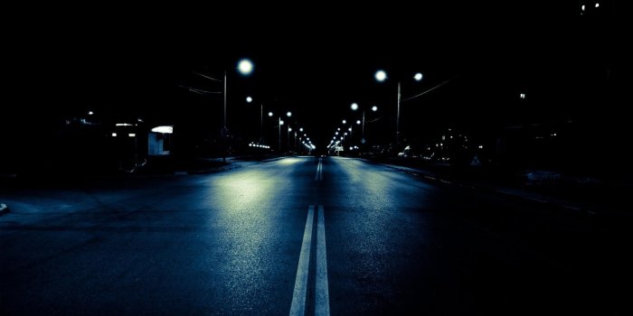 1920x1080 Night Road Wallpapers