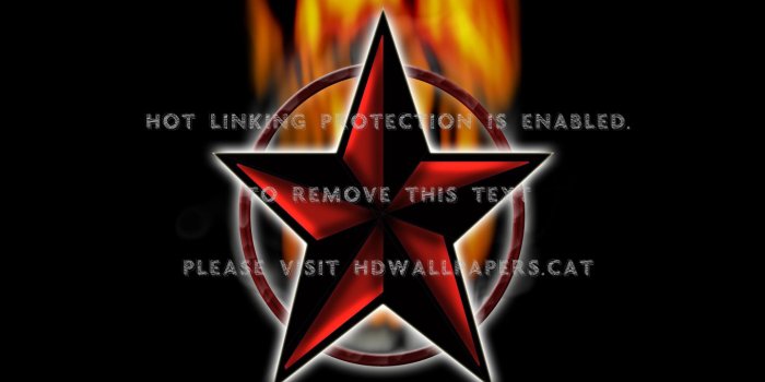 1440x900 burning star red nautical photoshop firebat