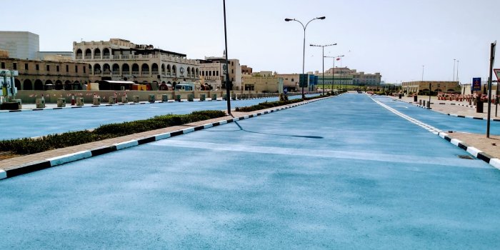 1600x1200 Do you know about this 'blue road' in Qatar? | Qatar Living