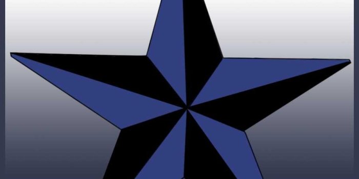 900x905 How to Draw a Nautical Star, Step by Step, Tattoos, Pop Culture