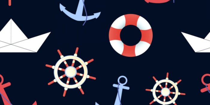 920x972 Navy Anchors Blue Marine Pattern Iphone 5 Wallpaper | Format Wallpapers