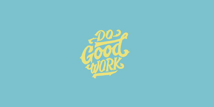 3840x2160 Do Good Work – MNML Wallpapers