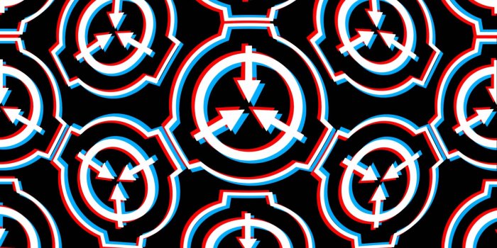 2500x4500 A 3-D effect SCP wallpaper for phones! Hopefully the dimensions are