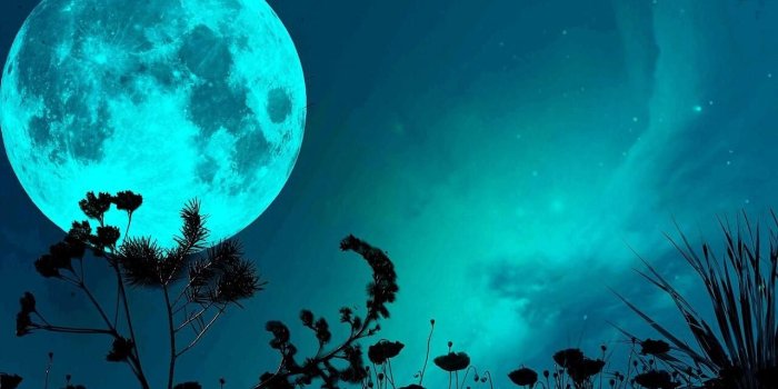 1280x800 Full Moon Green Background #Wallpaper - HD Wallpapers