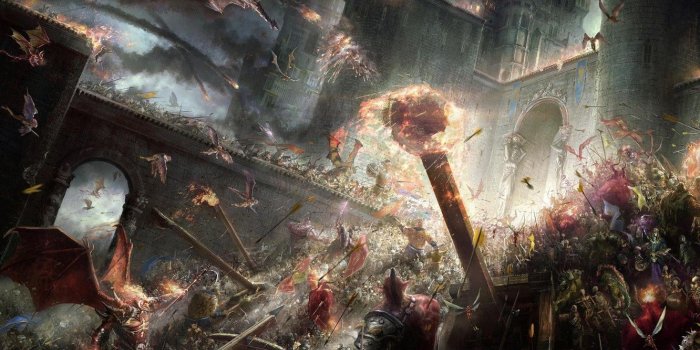 1332x850 Wallpaper war, fantasy, the battle, Epic battle images for desktop
