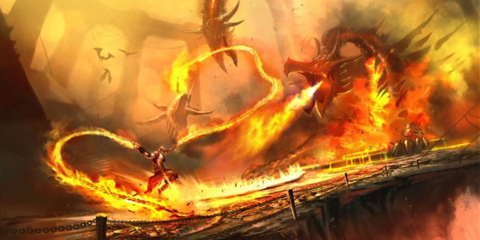 1920x1064 Videogame Photo of the Day – Epic God of War Dragon Wallpaper By