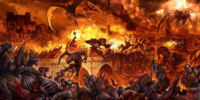 1920x1200 Epic Fantasy War Wallpaper ·① WallpaperTag