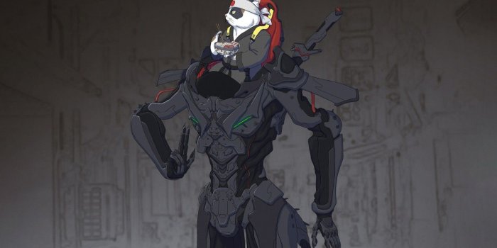 1332x850 Wallpaper Cat, Robot, Japan, Cat, Style, Japan, Fantasy, Art, Art