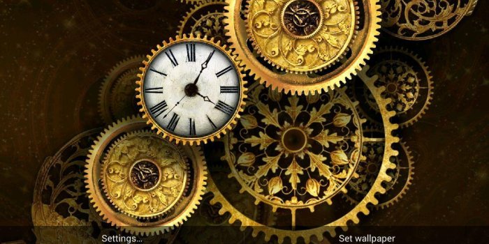 1280x800 Free Clock Gears Wallpapers Wide at Cool » Monodomo