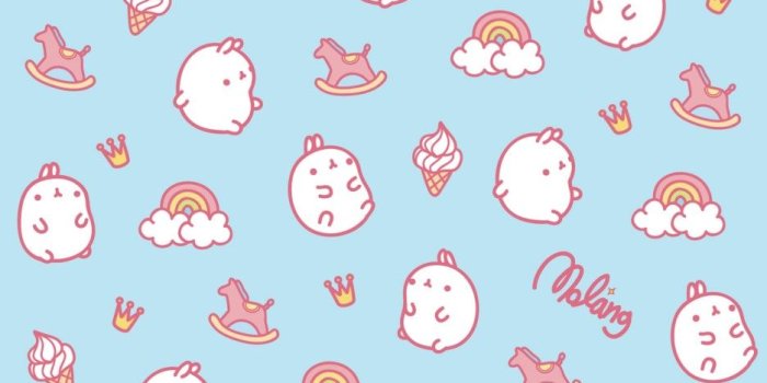 936x936 Molang repeatable background. | :: Molang :: | Kawaii background