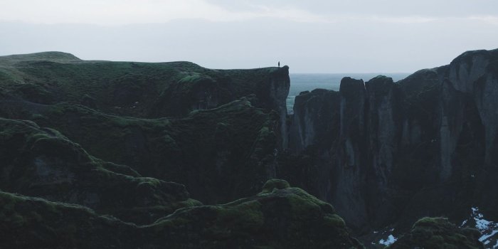 1366x768 Download wallpaper 1366x768 mountain, cliff, hill tablet, laptop hd