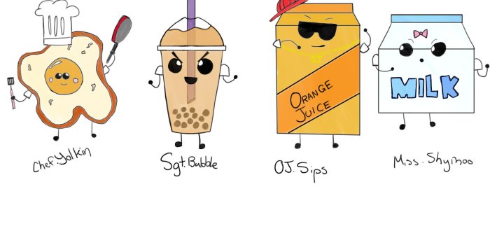 1920x1080 ArtStation - Food Fight - Character concepts , Gabby Fricot