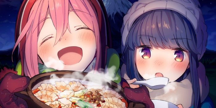 1920x1200 Download wallpapers Nadeshiko Kagamihara, Rin Shima, anime