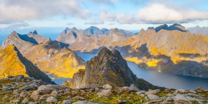 1920x1200 Lofoten Alps Norway Landscape Nature Rocky Mountains Mountain Peaks