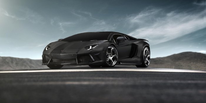 3840x2400 Black Lamborghini Aventador Supercar ❤ 4K HD Desktop Wallpaper for