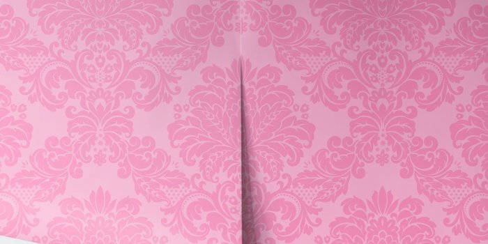 1100x1320 Pink Damask Wallpaper, Muffin & Mani | Milton & King