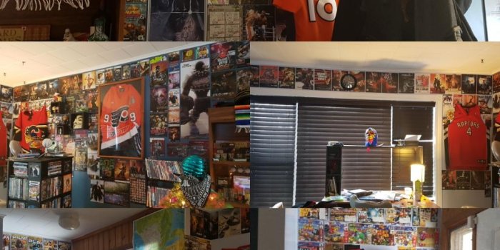 1024x1024 Used some old gaming magazines to 