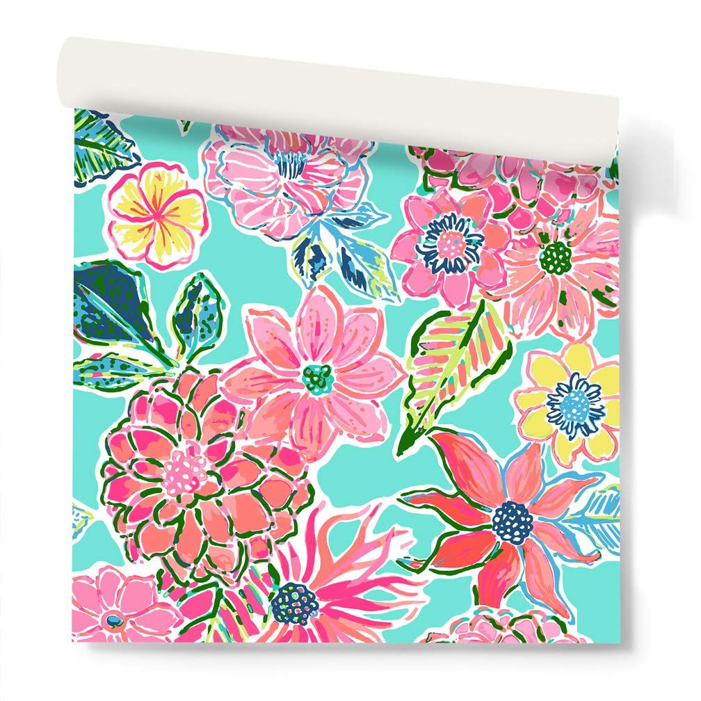 1008x1008 Amazon.com: Peel and Stick Wallpaper - Floral Design in a Lilly